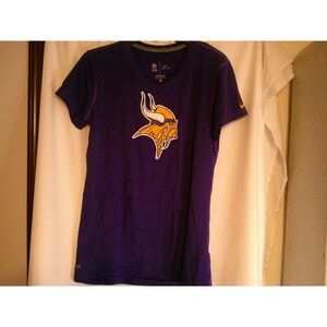 Nike NFL Minnesota Vikings Women's T-Shirt‎ Dri-Fit Team Apparel Purple M